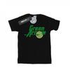 DC Comics Womens/Ladies Green Arrow Text Logo Cotton Boyfriend T-Shirt