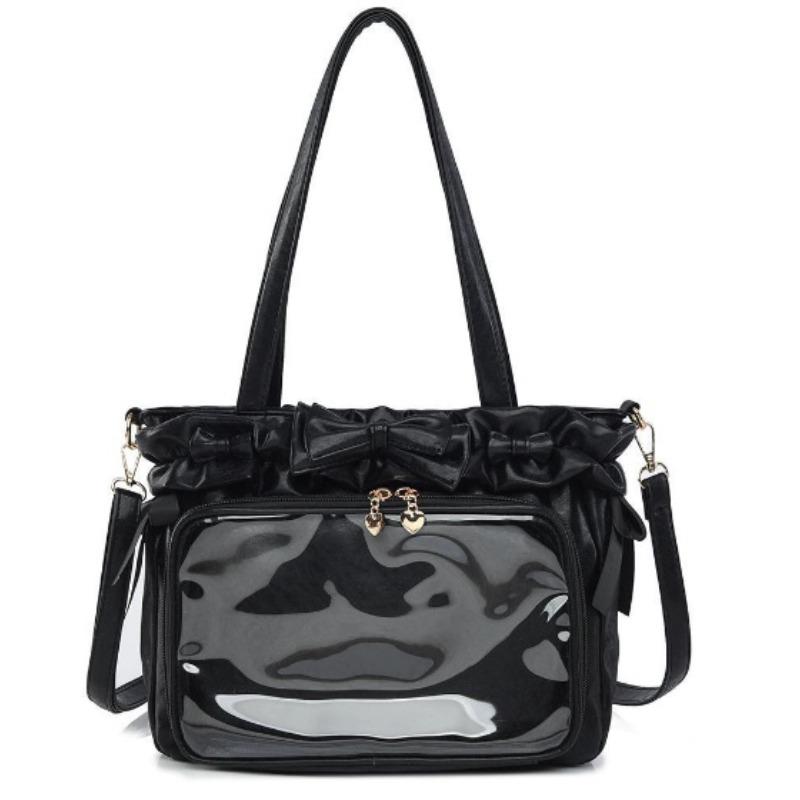 

Skull Pain Original [Ballet Holiday] Lolita Tote Women s Bag Crossbody Shoulder PU Face Solid Color Versatile Pain Bag