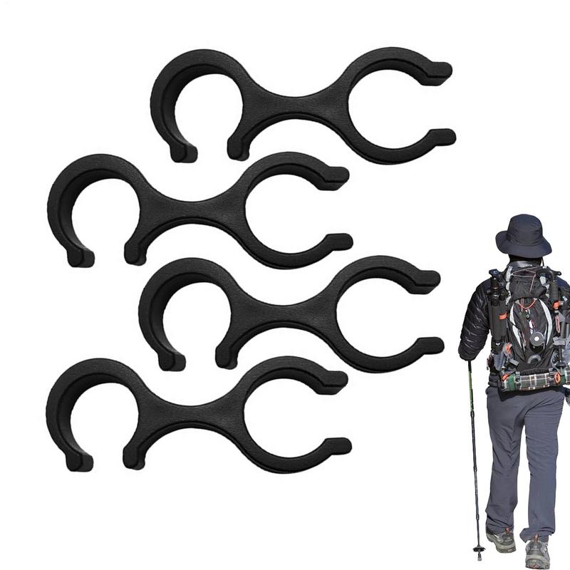 1 Pair Walking Stick Buckle TrekPole Basket Rubber Tip Carbon Fiber Hikes Telescopic Hiking Poles Clasp