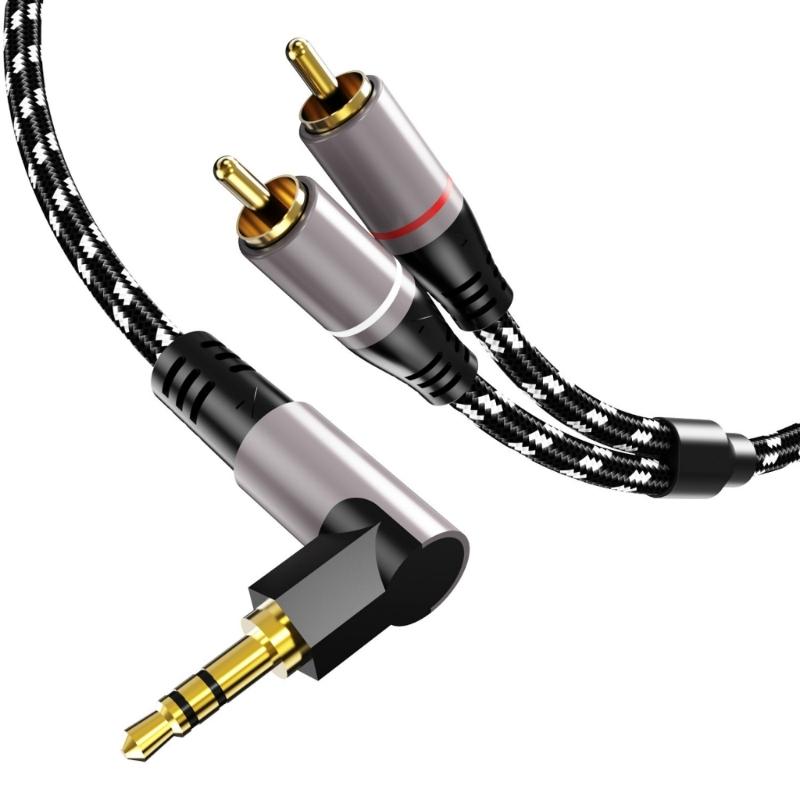 2RCA HIFI Auditory Cable 3.5mm Male To 2RCA Male For Home Theater PC TV HiFi Speaker Connection