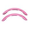 Pink Carbon Pattern Steering Wheel Covers - Set of 2 Pcs. 36-38 Cm