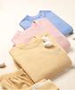 Children's Silk Warm Winter Pajama Set - Thickened Base Layer for Boys and Girls