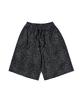 CARGOBROS Leopard Pattern Bermuda Shorts (Black)