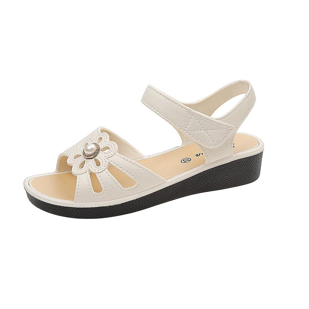 Freizeitschuhe, Sommerschuhe für Damen, Sandalen, Rutschfeste Schuhe, Atmungsaktiv und Leicht, Verschleißfeste Hausschuhe