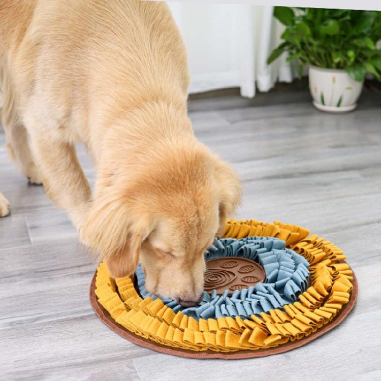 Dog Snuffle Mat Interactive Puzzle Feeder Toys for Rabbit Puppy 19 x 19 Inches