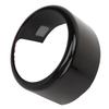Front Grille Emblem Logo Ring Glossy Black Exterior Badge Decoration Cover Trim Stickers