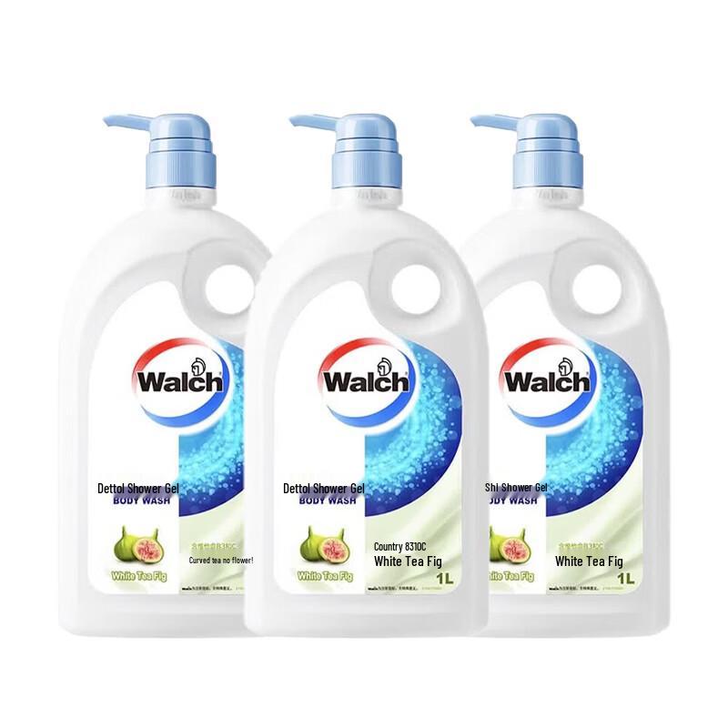 

Walch White Tea & Fig Moisturizing Shower Gel 3-Pack