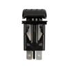 2pcs 20A Winch Out On Rocker Switch 7 Pin LED, Blue & Green