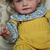 BZDOLL 65 CM 26 Zoll 3D Bemalte Haut mit Adern Weichvinyl Reborn Baby Mädchenpuppe Spielzeug Große Prinzessin Kleinkind Künstlerkollektion Handgefertigt Bebe