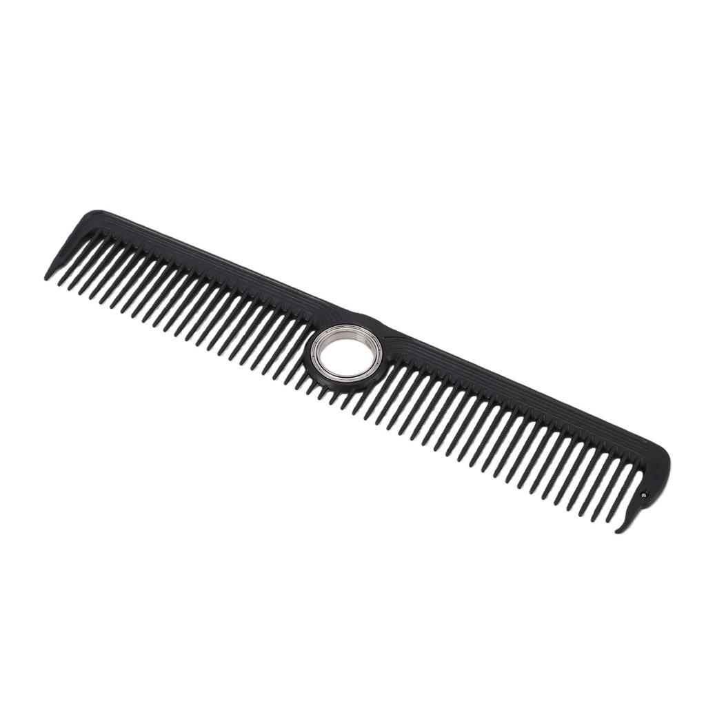 Drehbarer Schneidekamm Professionelles Friseurwerkzeug Flexibler Friseurkamm für Alle Haartypen Männer Frauen Schwarz