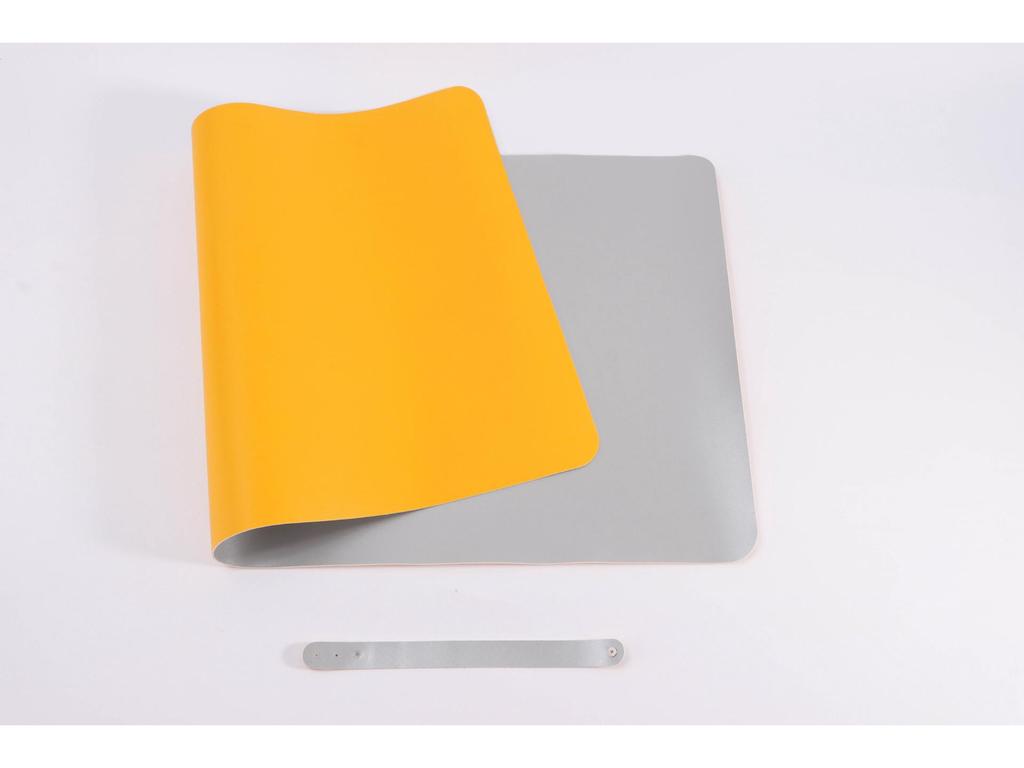 Leather Cartoon Mouse Pad with Logo Printing - Extra Large Double-Sided Desk Mat for Students