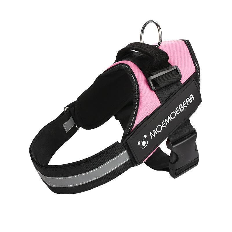 K9 Saddle Style Dog Harness & Leash - Explosion-Proof, Medium/Large Breeds, Border Collie, Golden Retriever