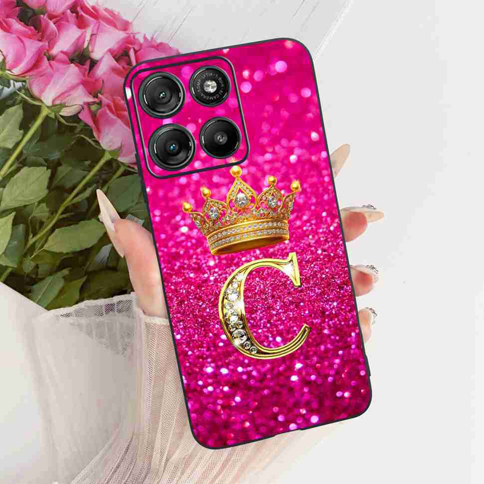 For Motorola Moto G67 Power Case Couple 26 Letters Cover Soft Silicone Phone Cases For Moto G 67 G67 Power Bumper