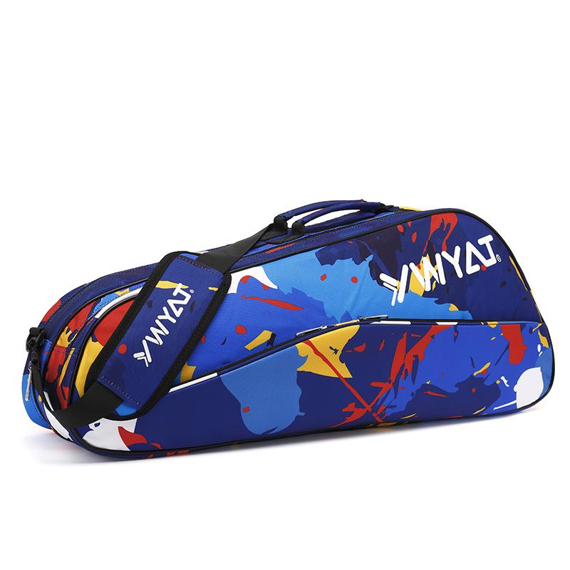 

Korean Style Single Shoulder Badminton & Tennis Backpack for 3-6 Rackets - Portable Unisex Bag 3-6 Rackets