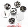 10 PS Edelstahl Schmetterling Hut Anstecknadel Set Brosche Flache Pin Basis Cabochon Manschettenknöpfe Krawattennadeln DIY Schmuckherstellung Zubehör Bastelbedarf
