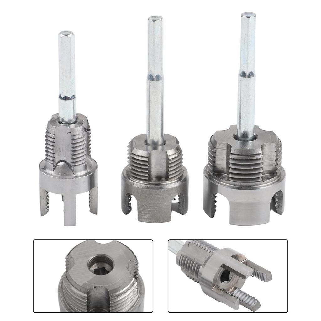 202530mm metal pipe threader for internal external tapping with integrated design suitable for plumbing and pipe repair tasks