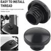 Fuel Gas Tank Oil Cover Retro Right-Hand Thread for Harley,Black | Gas Cap with O-Ring for Sportster XL 1992+ Dyna 1992-2017, for Softail 2000-2017,