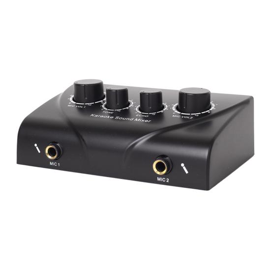 Pro Portable Mini Sound Karaoke Echo Digital Audio Mixer System Machine