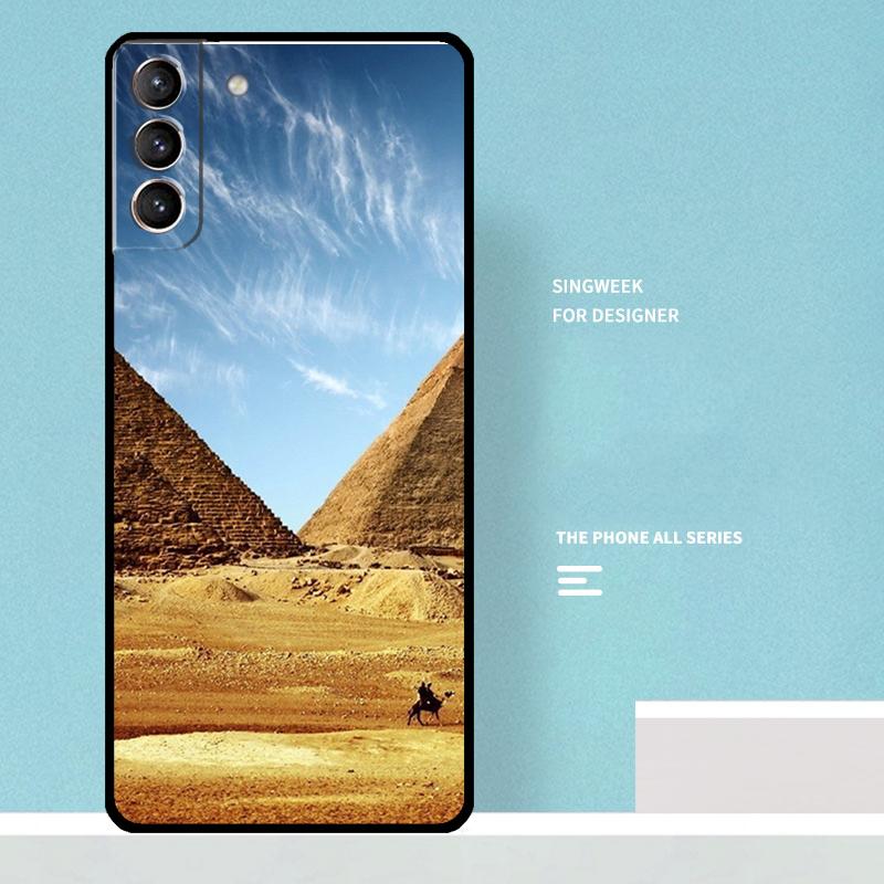 Ancient Egyptian Case For Samsung Galaxy S25 Ultra S21 S22 S23 S24 Ultra S9 S10 S20 Plus S25 FE Phone Cover