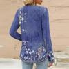 Women's Fashion Casual Printed Long Sleeve T-Shirt Pullover Top