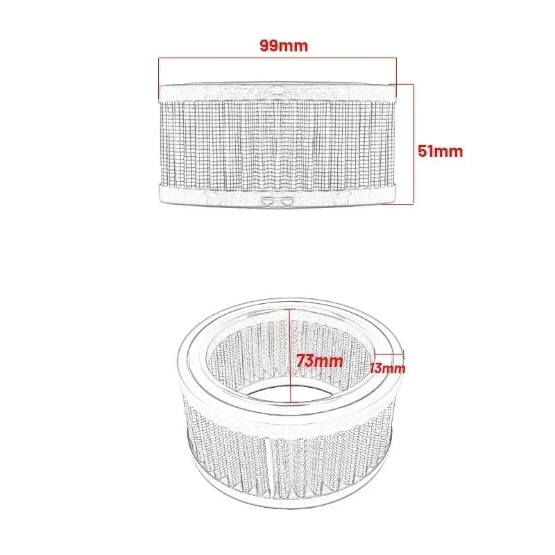 1pc Motorcycles Air Cleaner Intake Filter Universal Air Filter Element Replacement for Harley Sportster XL 883 1200 48 2004-up Air Filters 7