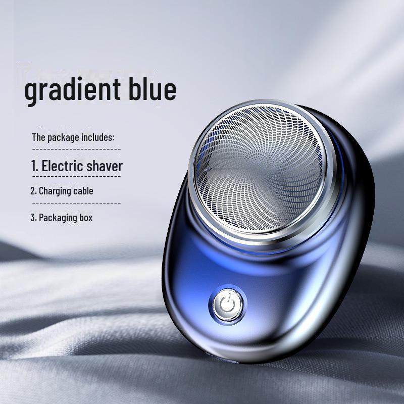 Wiederaufladbarer Herren-Reise-Elektro-Rasierer mit Doppelkopf