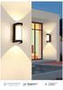 Waterproof LED Outdoor Wall Lamp - Super Bright for Hallway, Stairs, Courtyard, Balcony, Bathroom Entrance