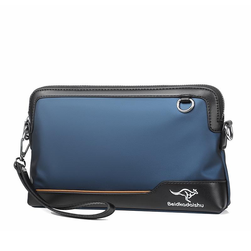 Men's Handbag New Large-capacity Casual Oblique Span Portable Oxford Cloth Small Square Bag