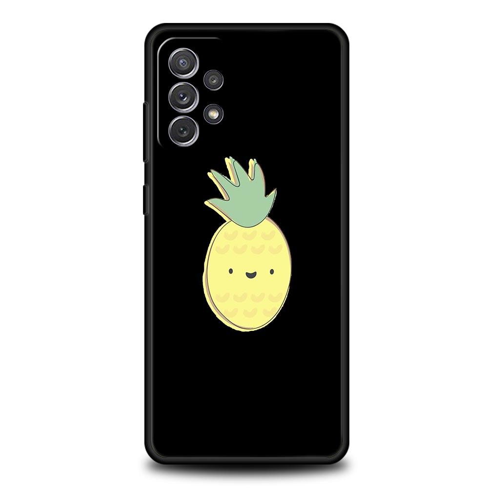 Handyhülle für Samsung A13 A51 A71 A41 A31 A21S A11 A03S A12 A32 A52 A23 A33 A53 A73 5G Hülle Kawaii Avocado Niedlicher Panda Blume