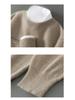 Men's Color Block Wool Pullover - Warm, Thickened Round Neck Knitwear for Autumn/Winter 2025
