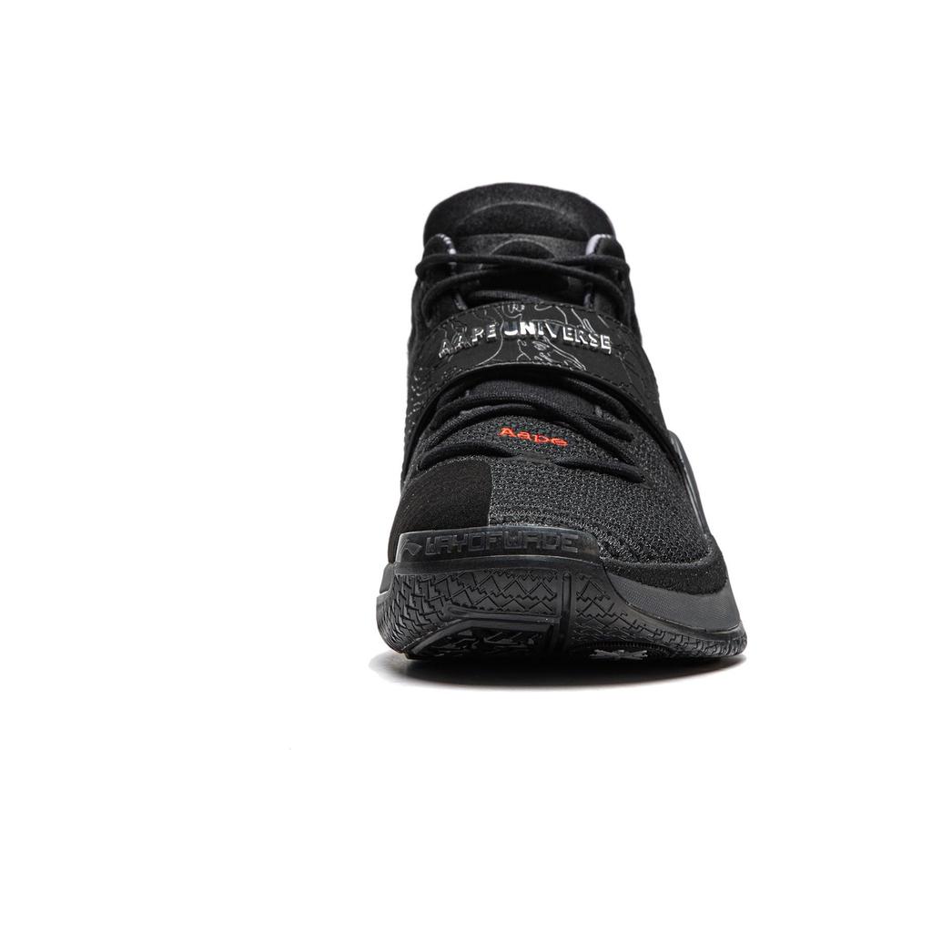 Li-Ning AAPE x Way Of Wade 6 Retro Black Grey Men Sneakers ABAT131-10