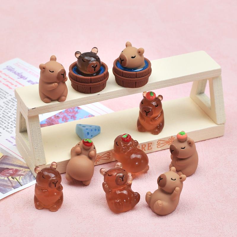 Luminous Three-Dimensional Resin Clog Buttons & Hair Clip Decorations with Cream Glue