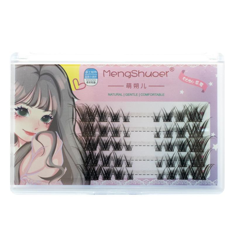 

Черная манга естественным образом смягчает пучки волосков на нижних ресницах, делая их пригодными для повторного использования в макияже своими руками