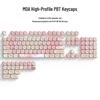 Ice Cream Bear Blue Cartoon Keycap Set - Cute MOA 75/98 Key Mechanical Keyboard Caps