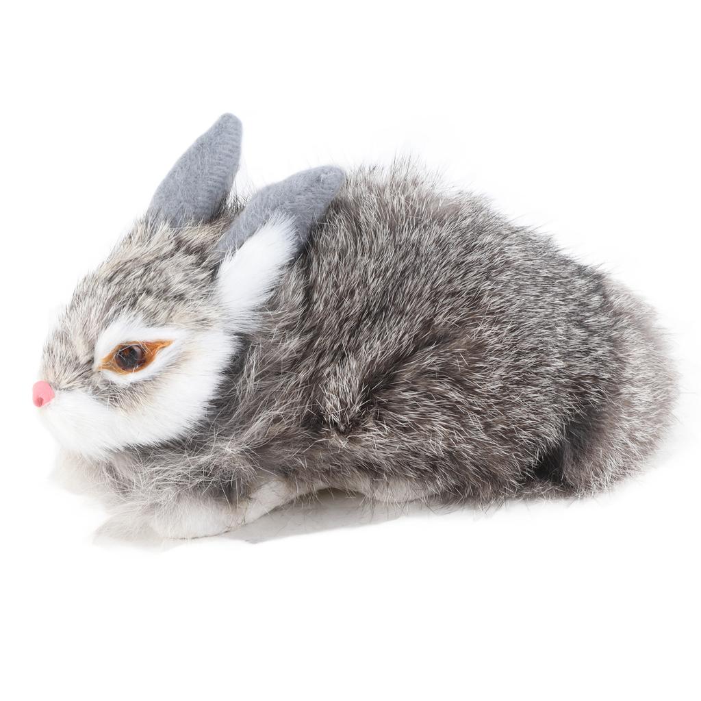 Realistic Plush Bunny High Simulation Rabbit Hair Sturdy Sturdy Soft Comfortable Widely Used Bunny