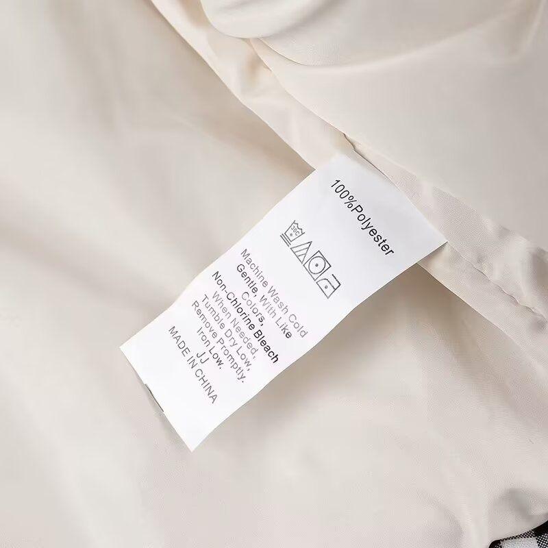 Kaslead New Women Clothes Western Style Fashion Simple and Versatile Lace Plaid Cotton-Padded Coat Outerwear