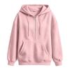 Women's Casual Loose Fit Hooded Zip-Up Sweatshirt