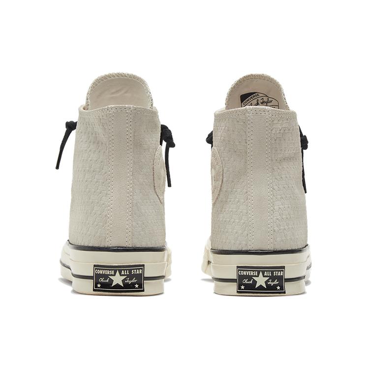 New Chuck 70 Converse Zip High 'Egret Black' 169439C