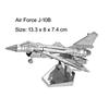 3D Metal Puzzles Diy Manual Military Air Force J-20 J-15 J-10B Su-34 Ka-50 Rescue Helicopter Assemble Model Jigsaw Puzzles Toys