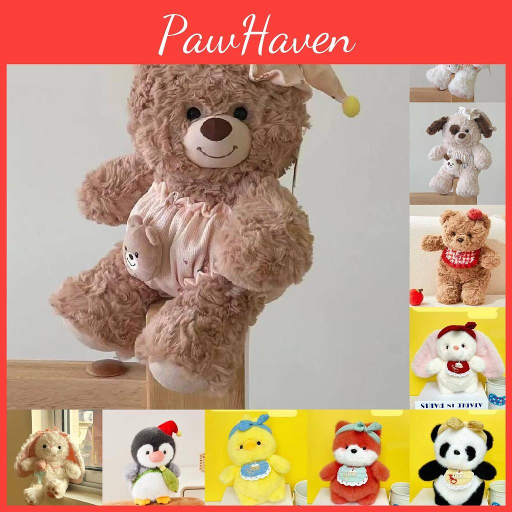 Cake Birthday Teddy Bear Plush Toy Stuffed Animal Doll Decoration Gift Kids