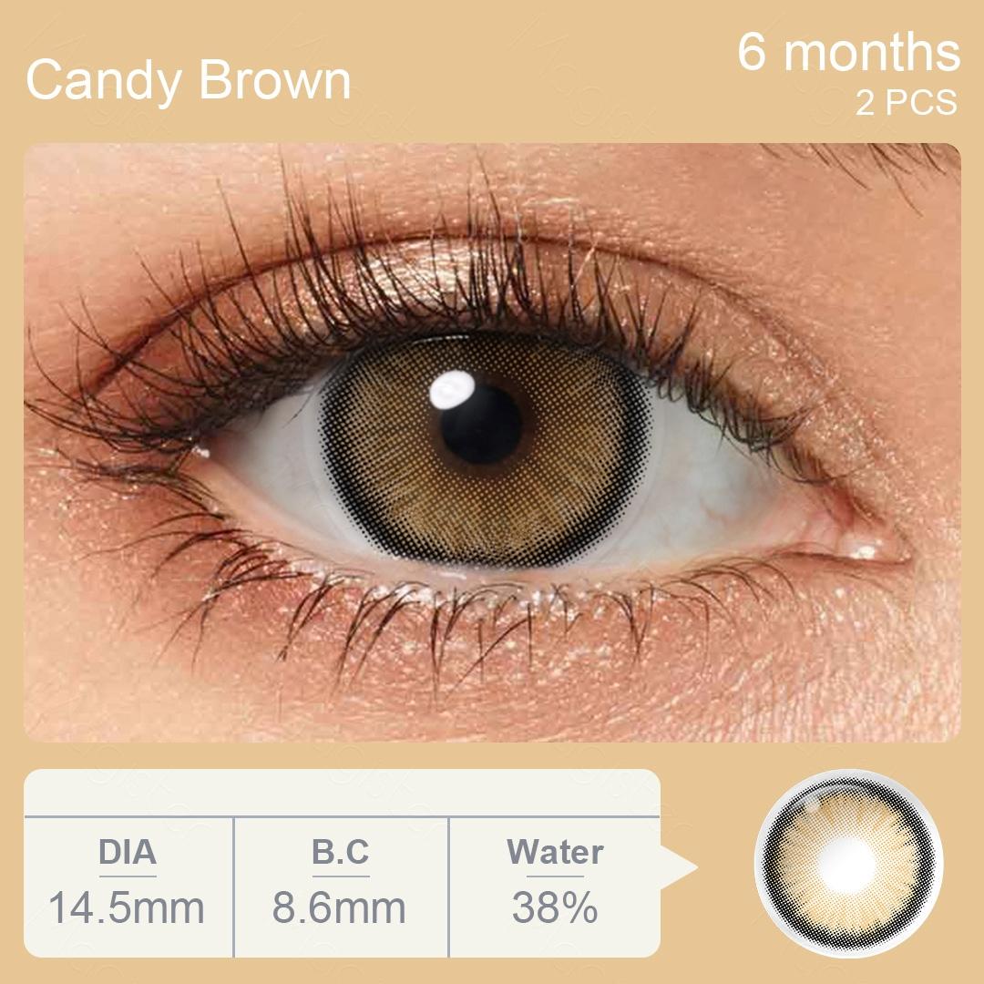 

(0.00~-6.00) Линзы по рецепту Цветные контактные линзы с диоптриями Косметические цветные линзы Красота зрачков 1 пара контактных линз для зрения Линзы для близорукости -2.00