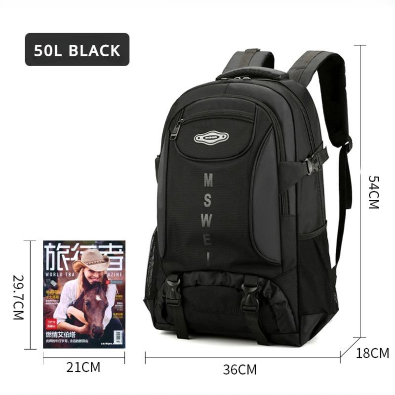 2024 New Outdoor Travel Backpack 50L/65L/85L Large Capacity Duffle Bag High Quality Oxford Waterproof Breathable Travel Bag Business Trip Hiking Bag
