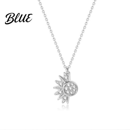 Comfortable Necklace 1 Set Sun And Moon Necklaces Couples Matching