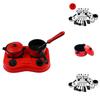 Colorful 12pcs Kitchen Cooking Play Set With Realistic Cookware For Kids Pretend Play