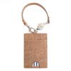Snoopy Pass Case with Reel Stylish Faux Cute Embossed All IC Card Case Strap, Leather, Design, Comic, Brown,