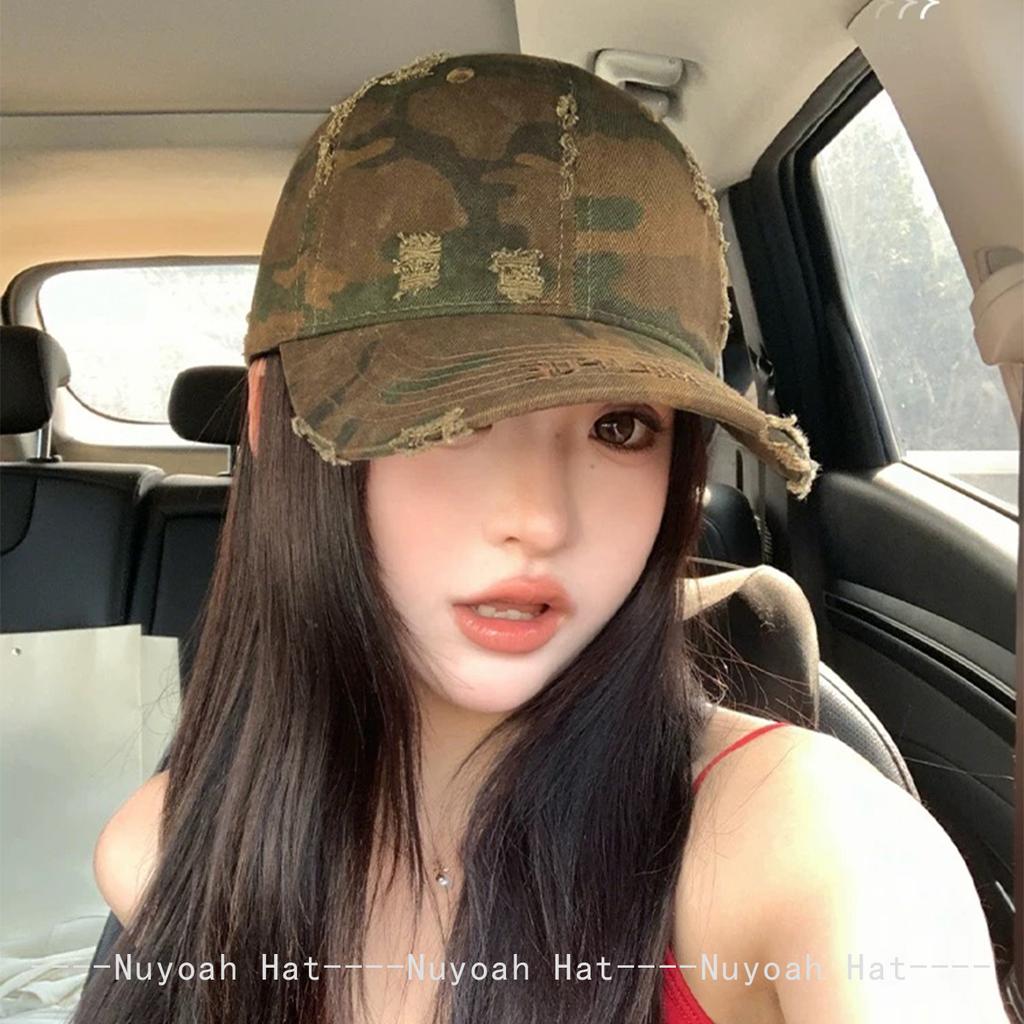 And Women Camouflage Leopard Print Zebra Embroidered Letter Prints Baseball Caps Sun Protection Broken All-Match Peaked Hats Trendy Ins Style