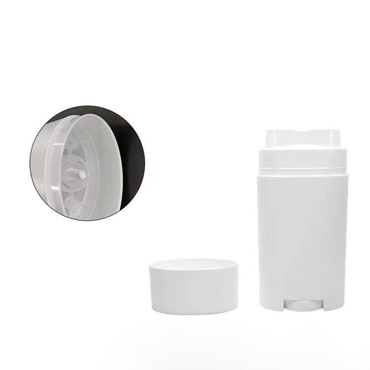 8pcs Empty Deodorant Containers Plastic Deodorant Tubes Refillable Cosmetic Containers for DIY Homemade Deodorant Lip Balm Soap