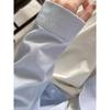 K-style Super Nice Pure Cotton Stripes Shirt Women's Spring & Fall New Arrival Loose Versatile Slimming Long Sleeves Sun Protection Shirt Outwear