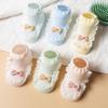 2 Paar/Set Baby Schleifen Socken Für Mädchen Baumwolle Spitze Socken Säugling Mädchen Kinder Socke Freizeit Weich Sommer Kleinkind Neugeborenen Socken Für Kinder