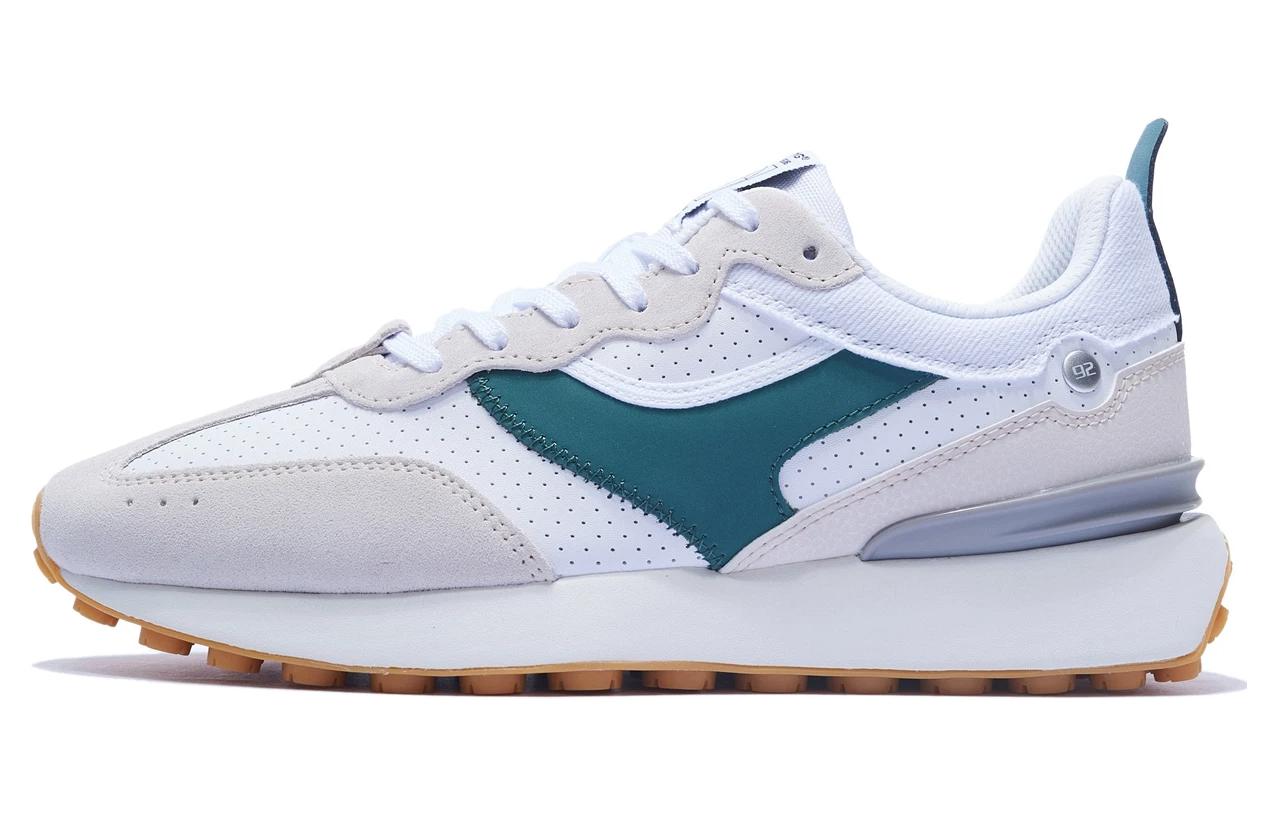 Li Ning Fangyuan Classic Синтетическая кожа Устойчивая к истиранию Дышащие Низкие Спортивные Повседневные Кроссовки Мужские AGCT047-1 43.5